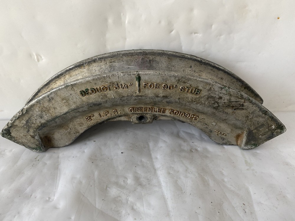 Greenlee 2" IPS Bender Bending Shoe - 1-0922, 5010922  Used