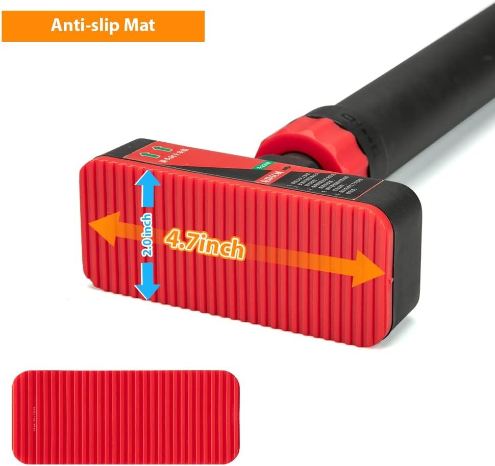 Pull-Up Bar For Door Frame Chin Up Bar Upper Body Workout Adjustable Width Black