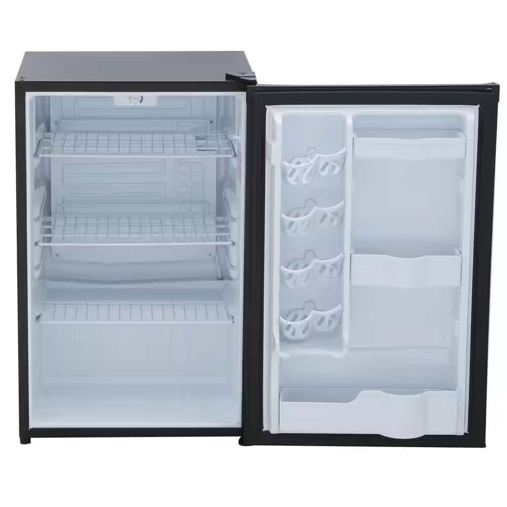 4.4 Cu. Ft. Mini Refrigerator in Black without Freezer