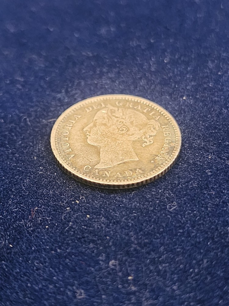 1883H Canada 10 Cents Silver Coin