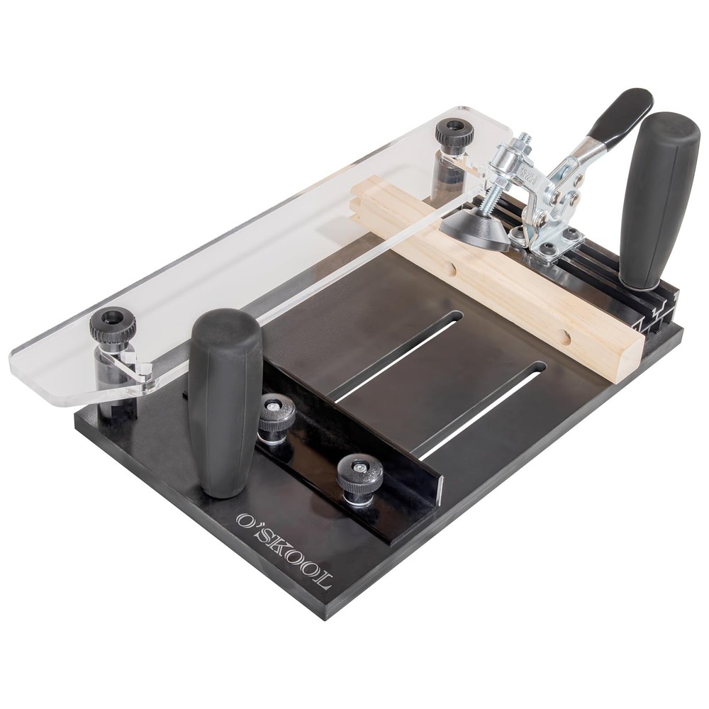 Rail Coping Sled Router Table Jig for Cabinet Door Joints, Chamfering, Roundo...
