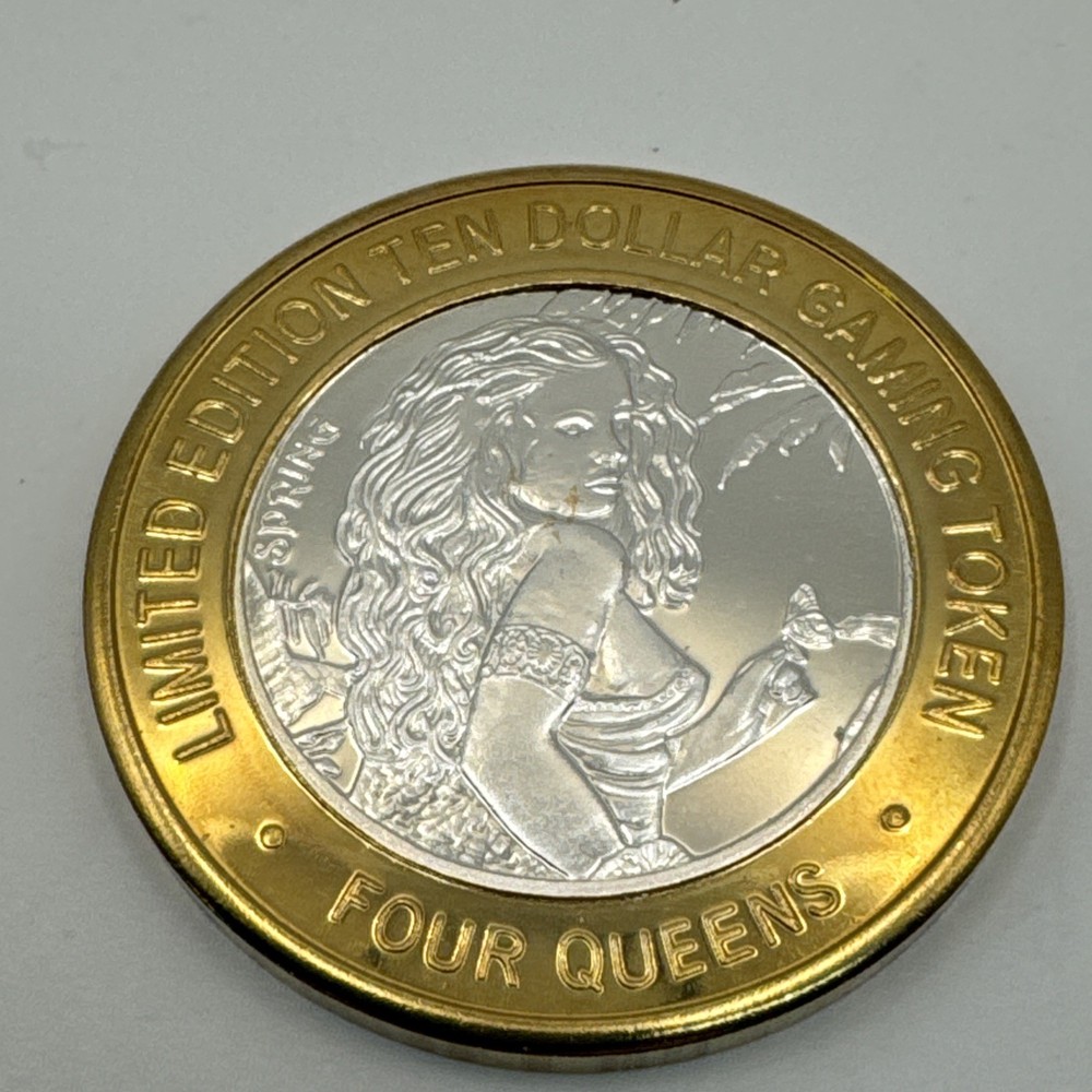Four Queens Limited Edition Ten Dollar Gaming Token