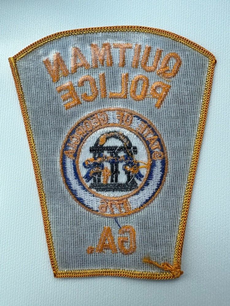 Quitman Georgia Police Patch