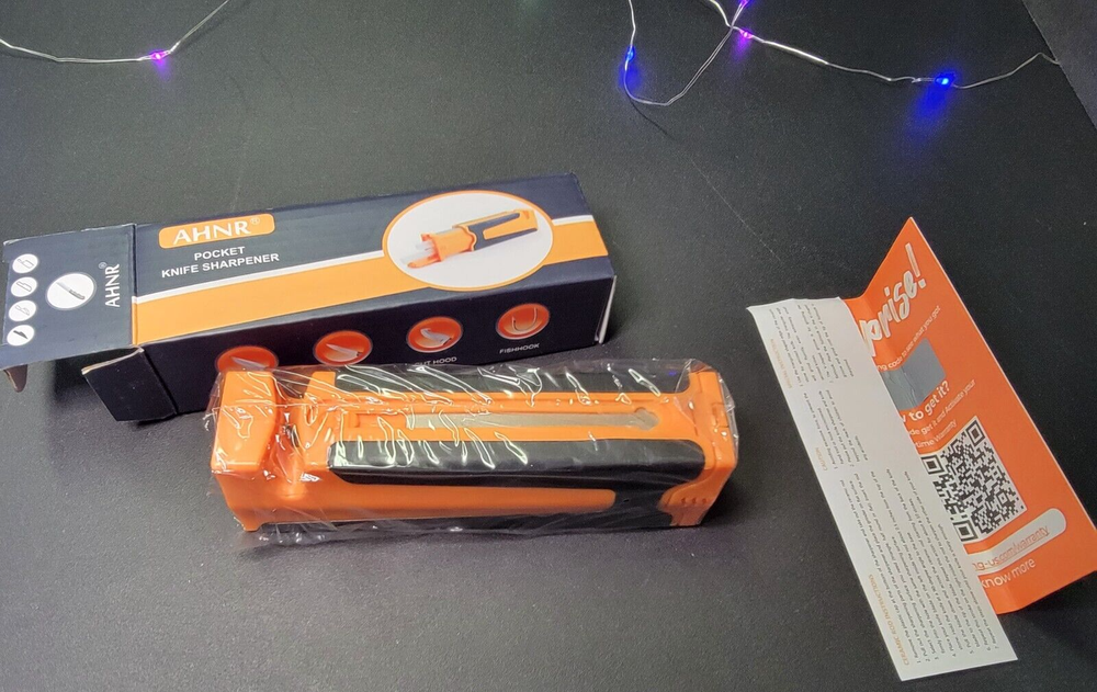 Pocket Multifunction Sharpener Pocket/Knife Orange