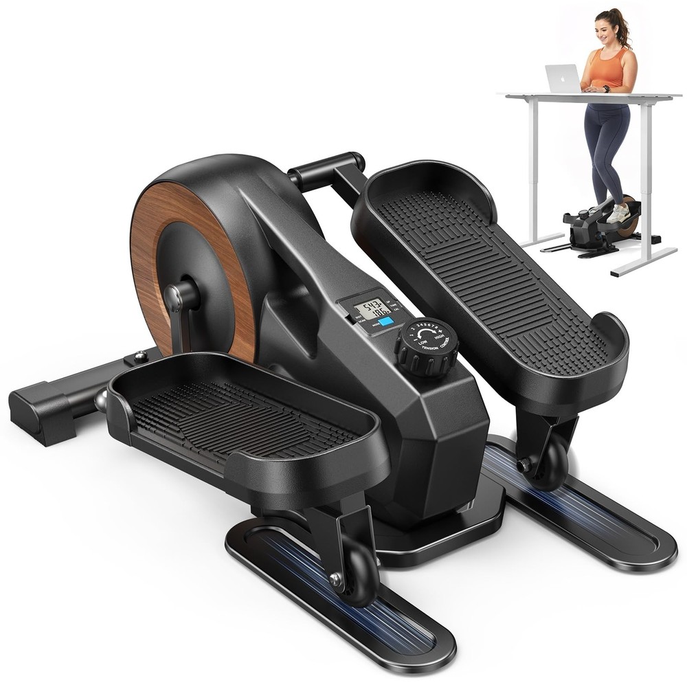 Sitting Under Desk Elliptical Machine, Leg Exerciser While Sitting for Senior...