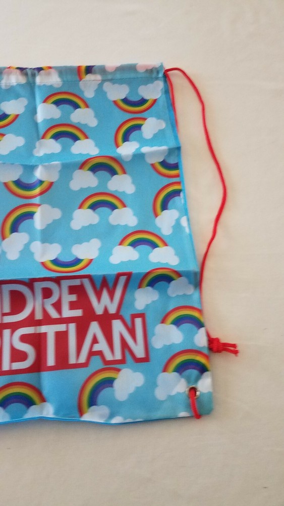 Andrew Christian GAY PRIDE RAINBOW Backpack CINCHPACK MULTICOLOR