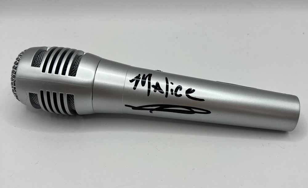 MALICE SIGNED CLIPSE RAPPER MICROPHONE - BECKETT COA