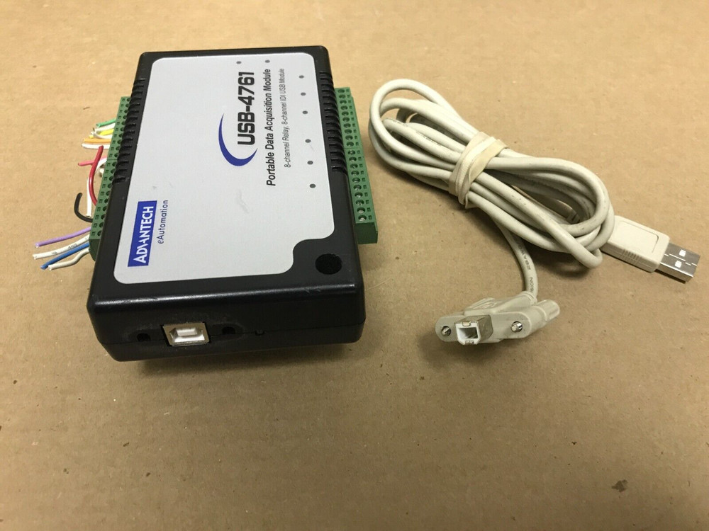 Advantech USB-4761 Portable Data Acquisition Module 8-ch Relay