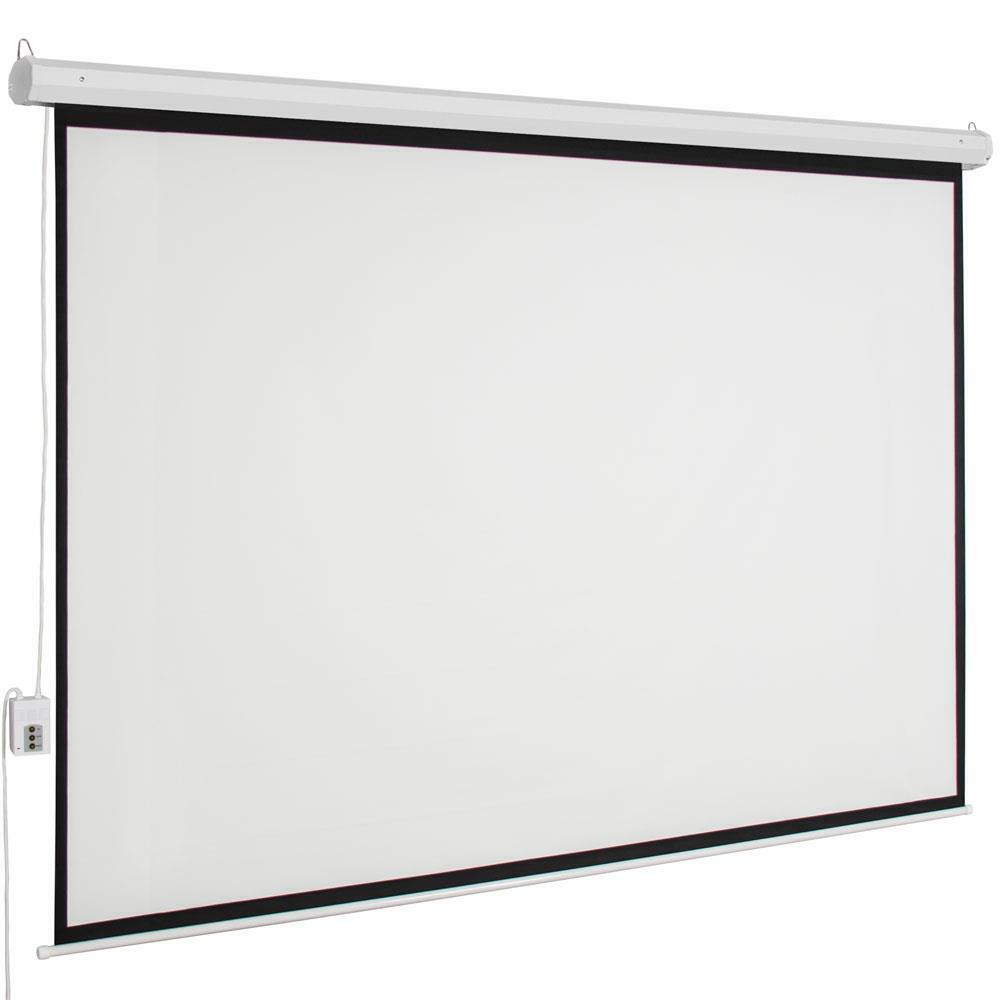 100" 4:3 Material Electric Motorized indoor Projector Screen +Remote