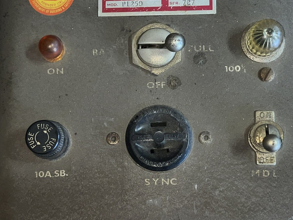 Norman Enterprises Custom Built model P1250 Serial # 787