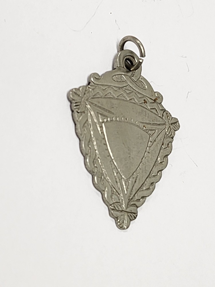 Irish Provincial Solid Silver Fob - no central design