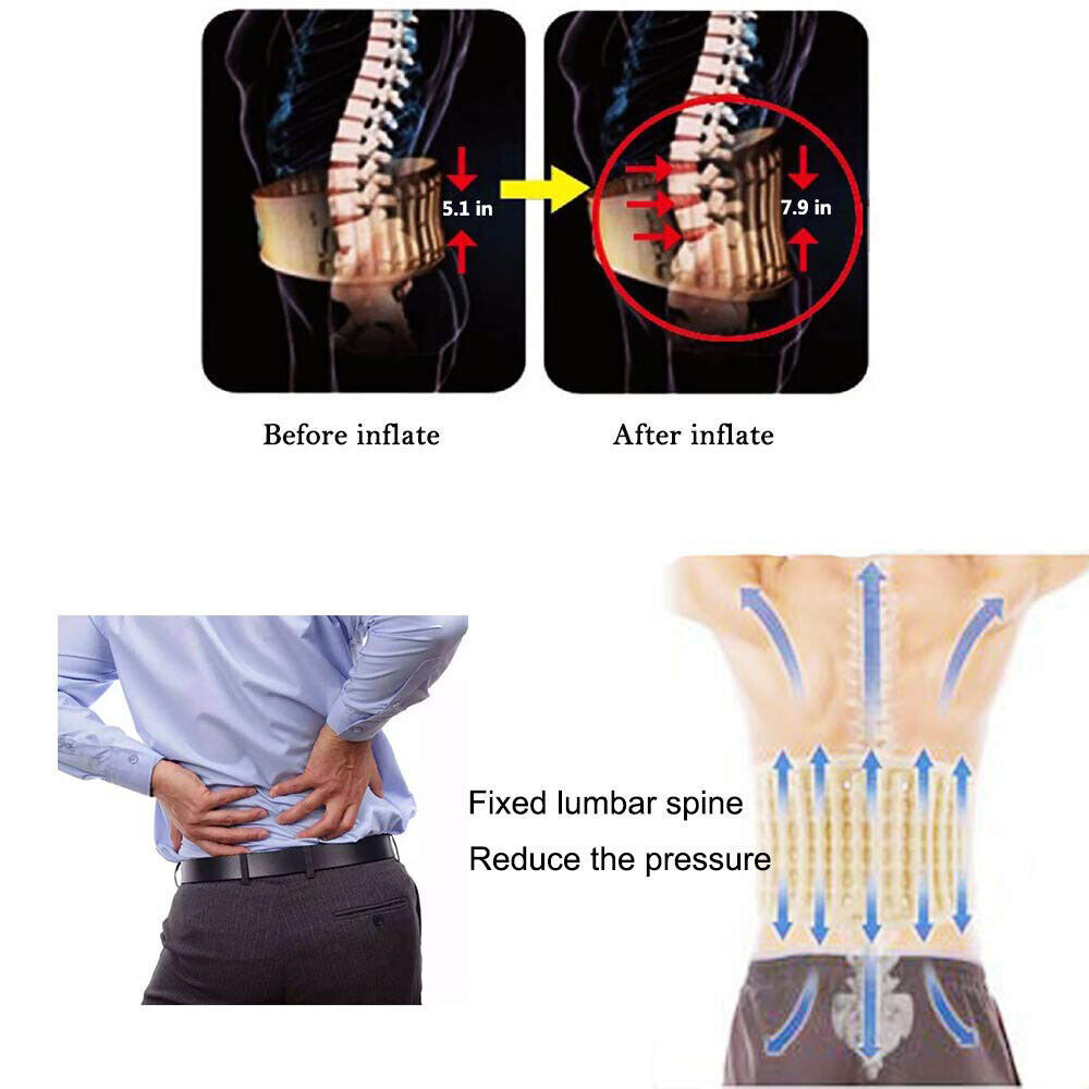 Spine Decompression Back Belt Lumbar Support for Lower Back Pain Relief