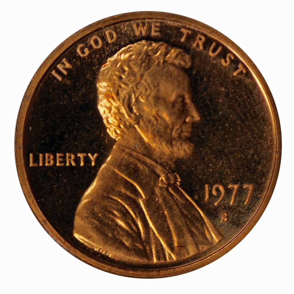 1977 -S Lincoln Memorial Cent Gem Proof Single Coin