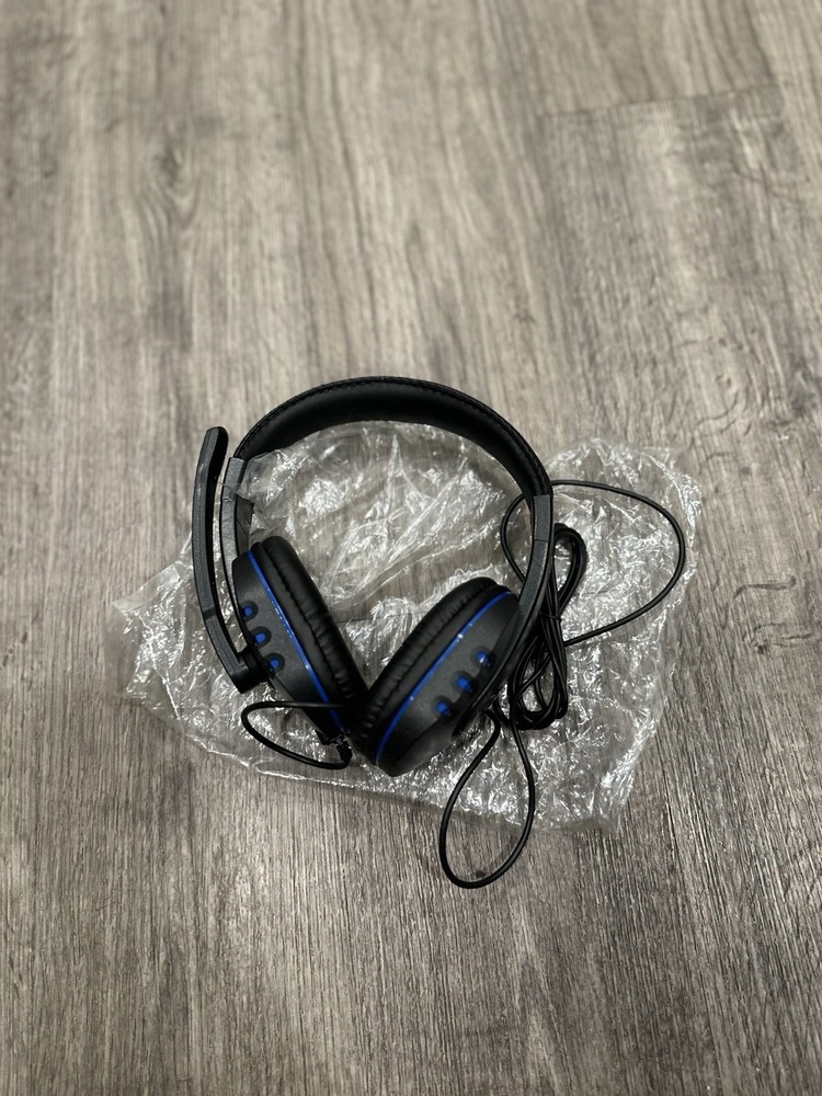 Xbox Blue And Black Gaming Headset Wired