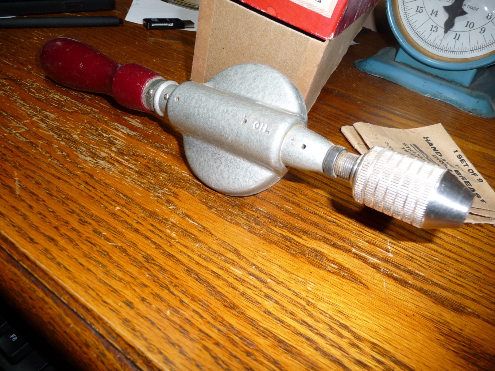 Millers Falls (Greenfield, Mass) No. 77A Hand Drill + Box( MINT)