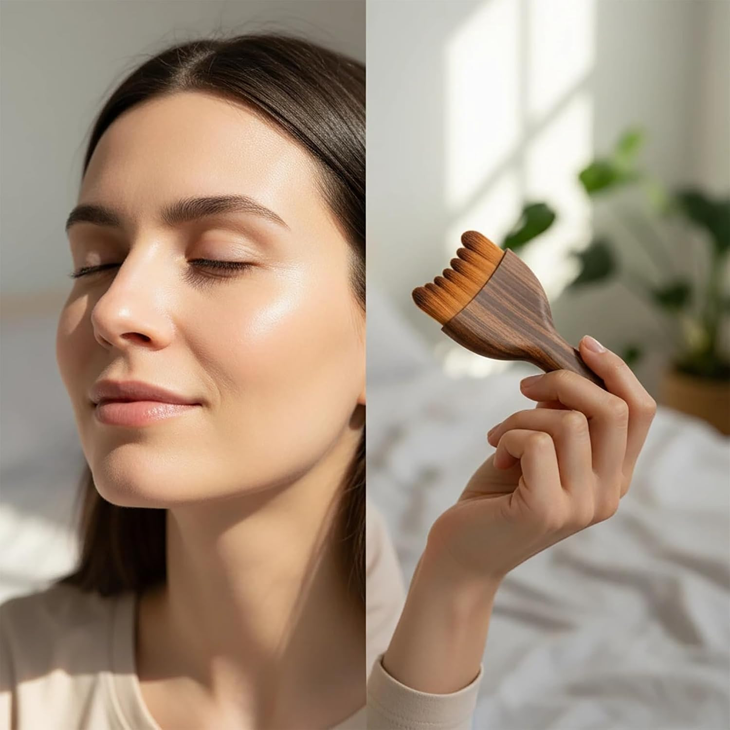 Lymphatic Contour Face Brush, Lifting and Firming, Improves Skin Glow & Absorpti