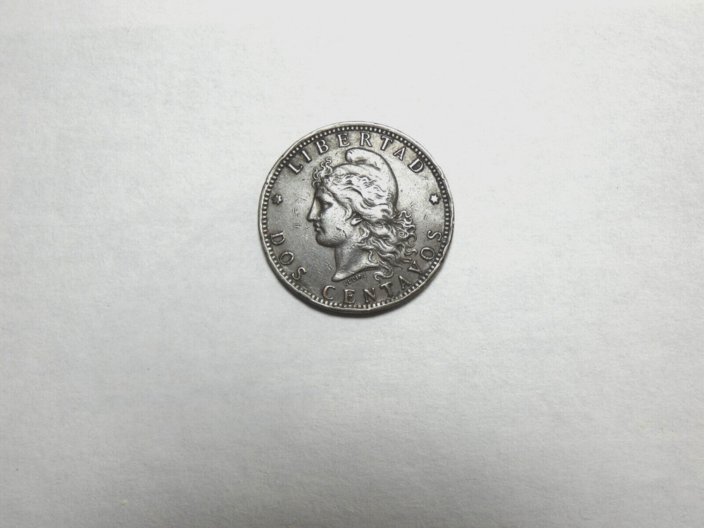 Argentina 1890 Dos Centavos coin