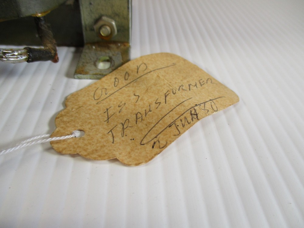 Vintage ISS Transformer MMC -3065 Tested for Continuity