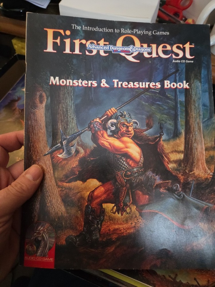 Dungeons & Dragons 2nd Edition Audio CD Game First Quest Advanced