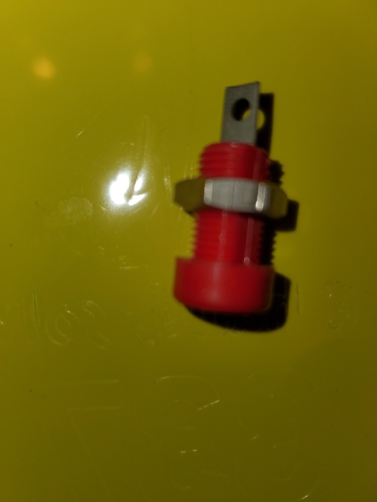 Banana Jack, red, HH Smith, Panel Mount