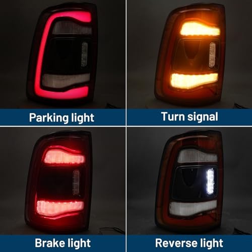 LED Tail Light Assembly for Dodge Ram 2500 3500 w/Blind Spot (Module NOT Left)