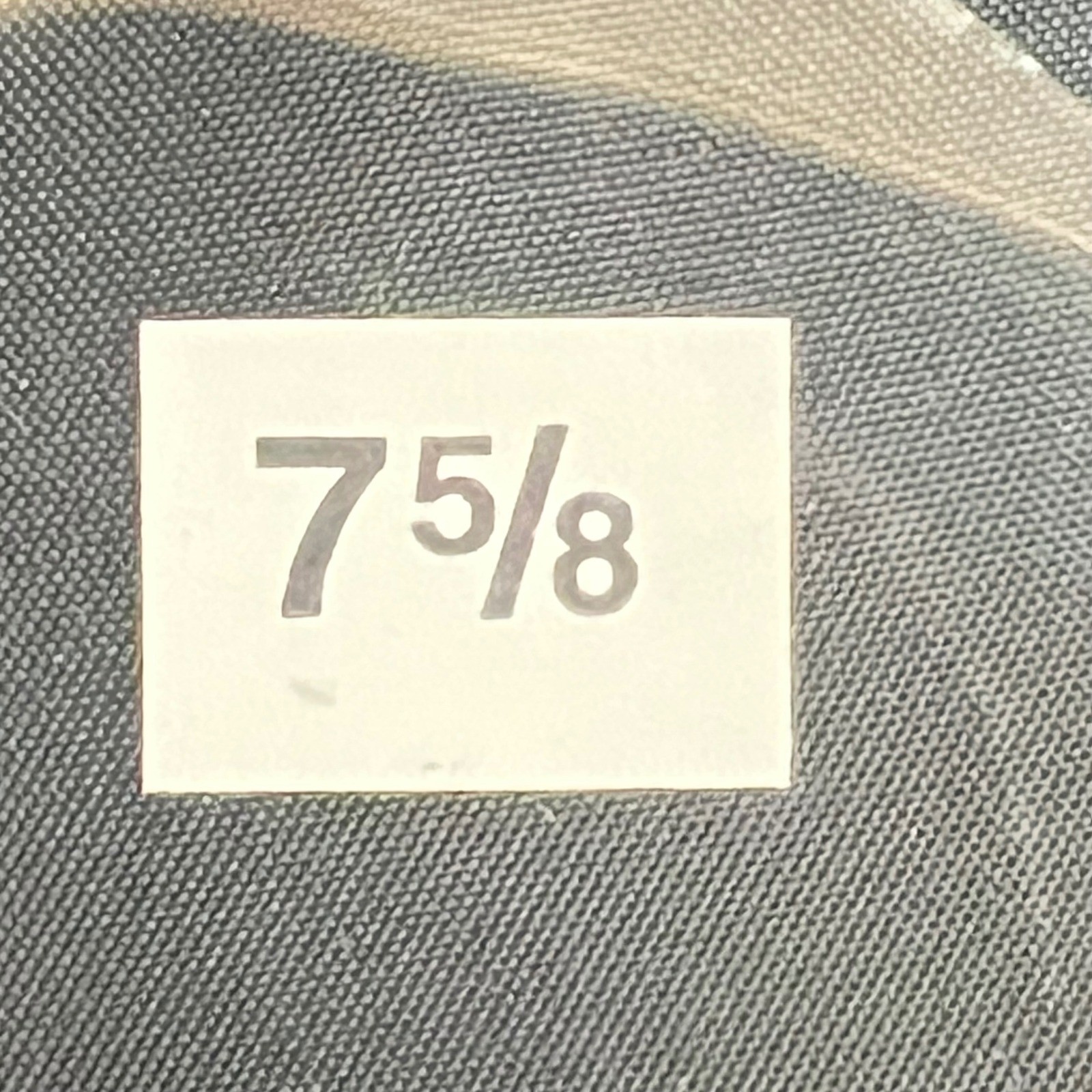 Fire Department Service Cap Union Made USA Black Dress Hat Silver Strap 7 5/8