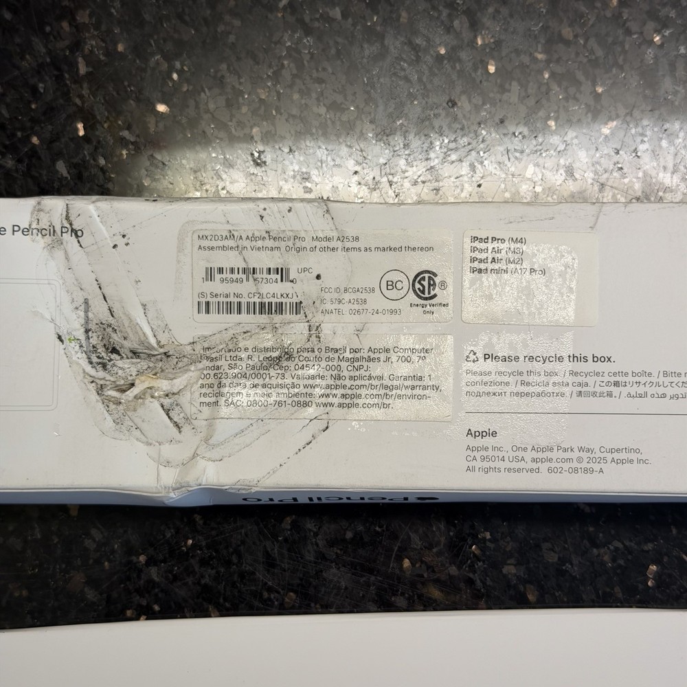 Apple Pencil Pro - TESTED - Damaged