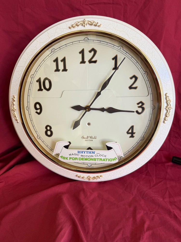 Small World Rhythm "Carousel" Clock 4mh653RH NEW