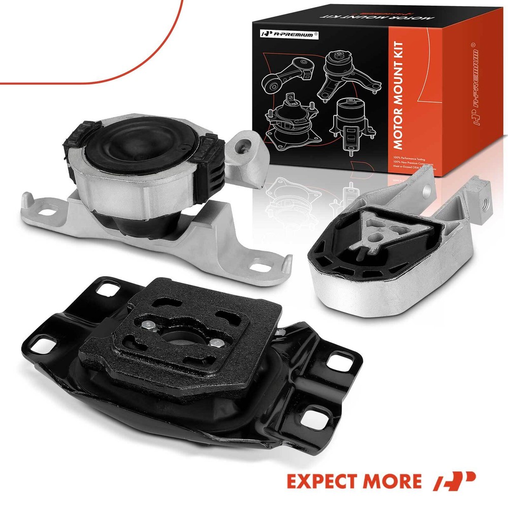 A-Premium 3xEngine Motor & Engine Torque Strut Mount & Trans Mount for Volvo S40