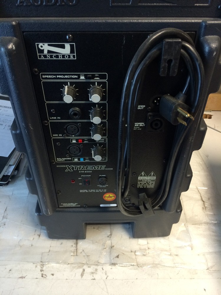 ANCHOR AUDIO XTREME XTR-6000C SOUND SYSTEM