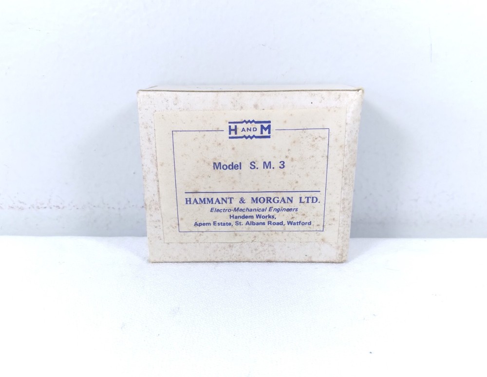 Hammant & Morgan Model SM 3 Solenoid Motor