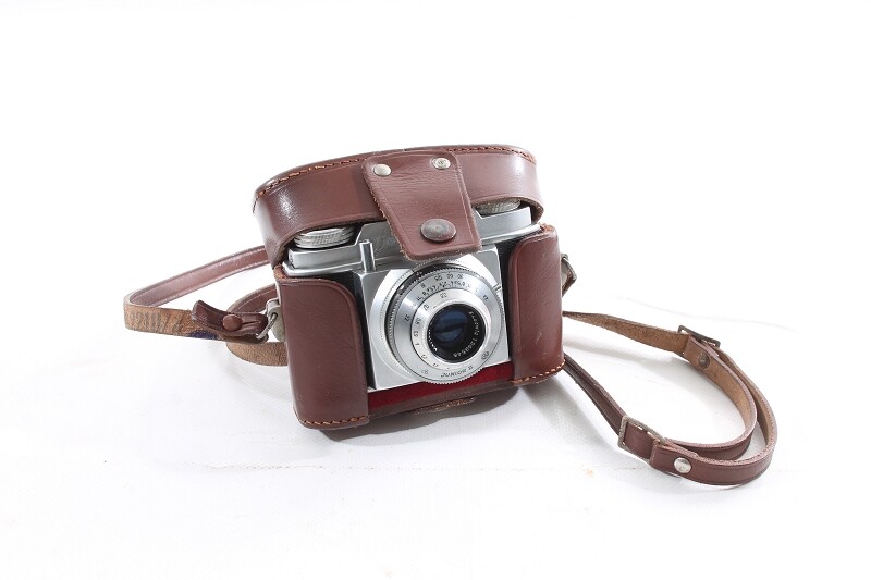 Old Beirette Camera Analog Rangefinder Camera Vintage Camera and Case