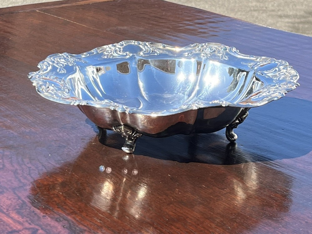 Antique Silver Plate Fruit Bowl