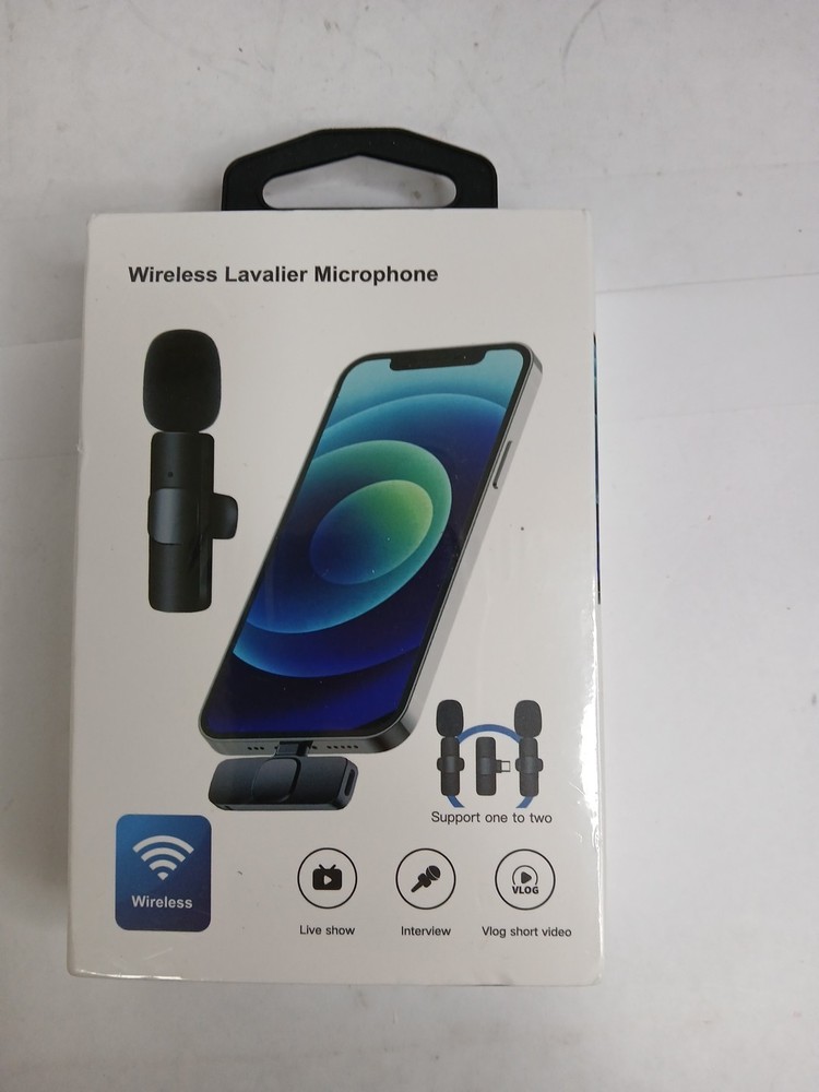 wireless Lavalier microphone Color Pink