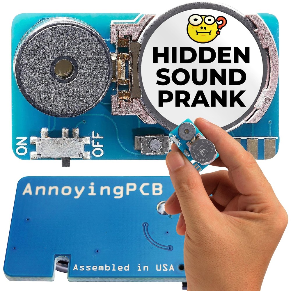AnnoyingPCB The Prank Device That Won’t Stop Beeping for 3 Years