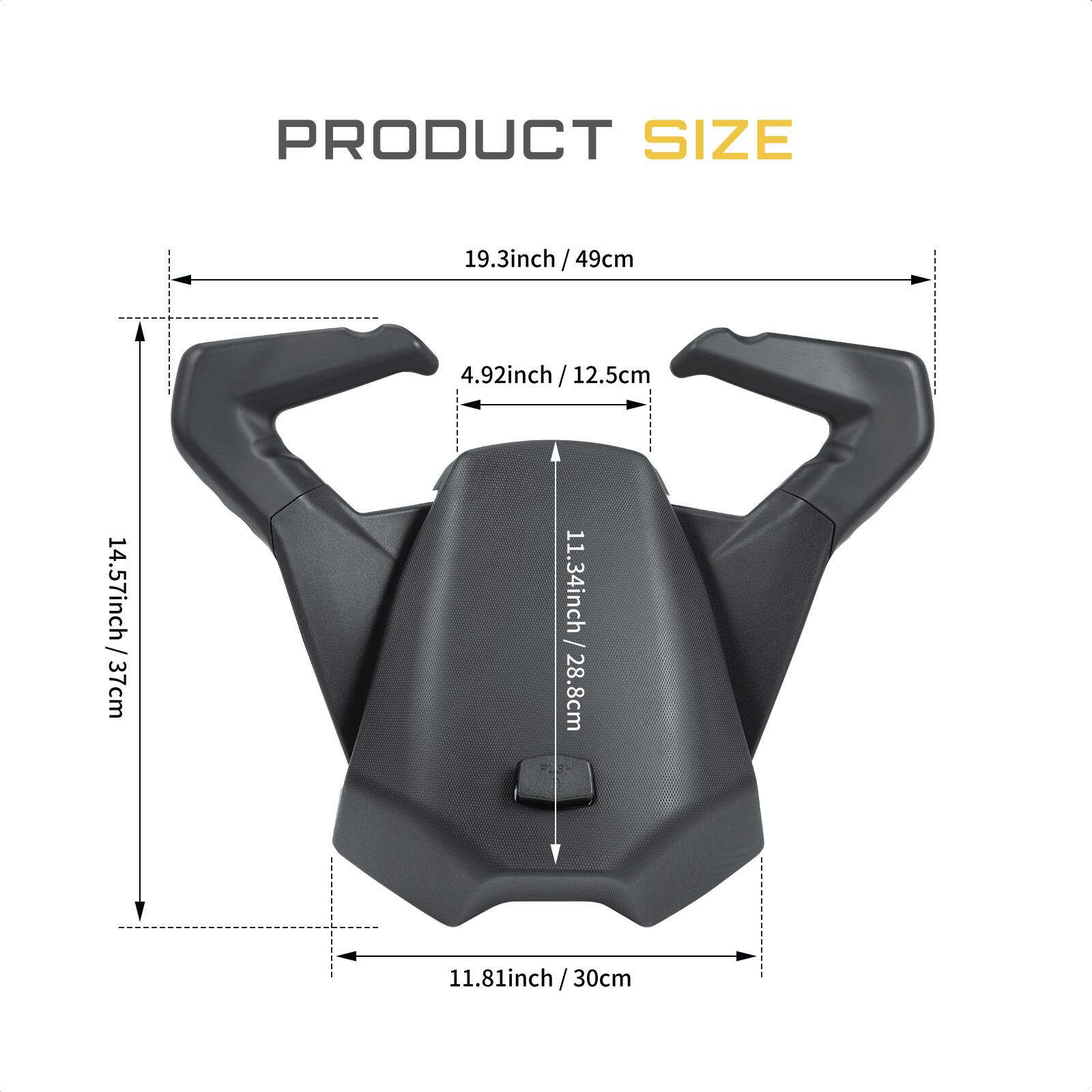 Passenger Seat For Can-Am Ryker 2019-2024 2025 (MAX Mount 219400800 Required)