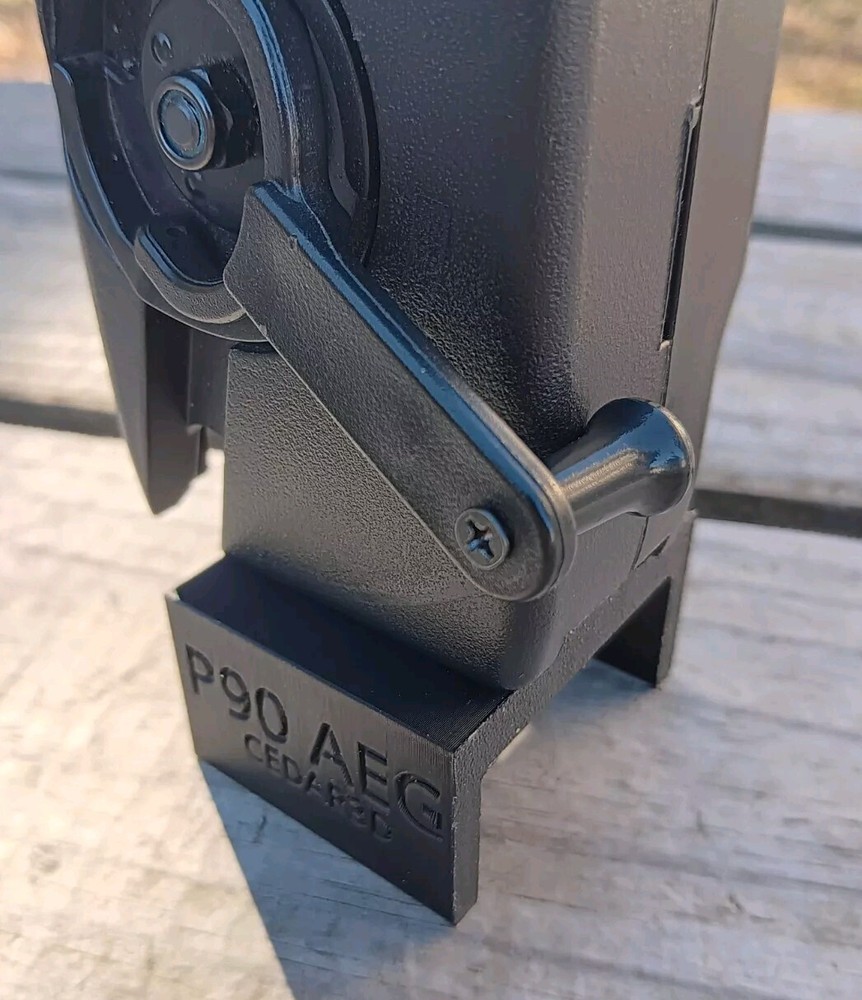 Airsoft P90 AEG Odin Speedloader Adapter (Black)