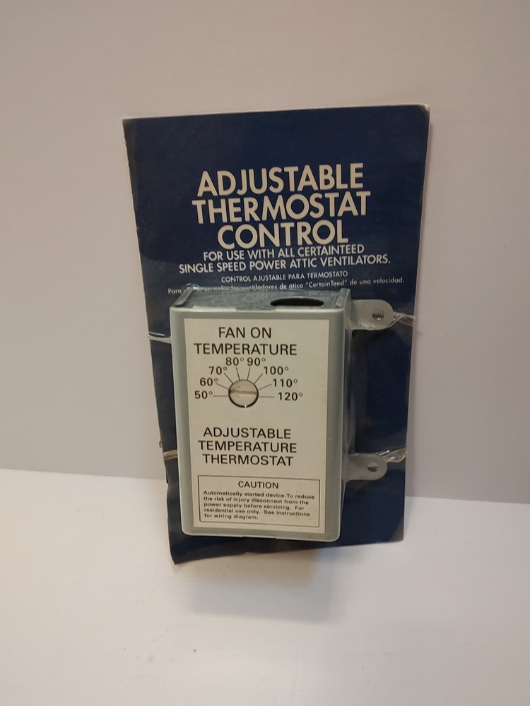 Certainteed Ventilation Adjustable Thermostat Control 12187