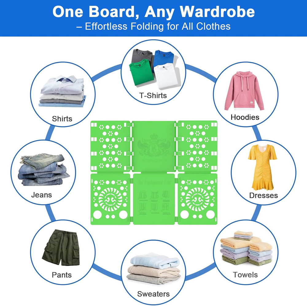 V3 Shirt Folder Board Tshirt Clothes Folder Folding Board Durable Laundry Sorter