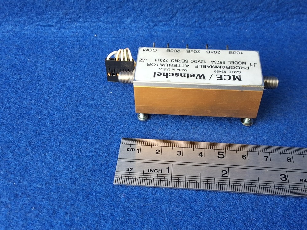 MCE/ Weinschel 5873A Programmable Attenuator 12VDC.
