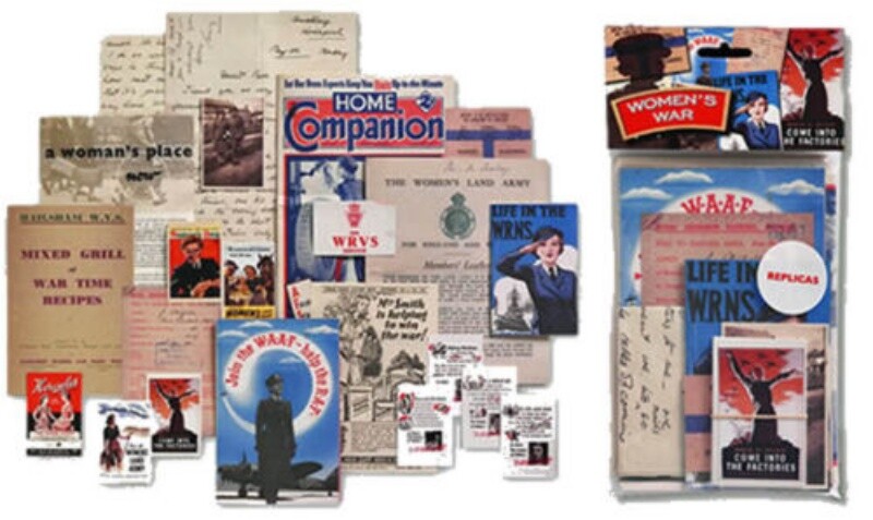 Women's War nostalgic memorabilia pack