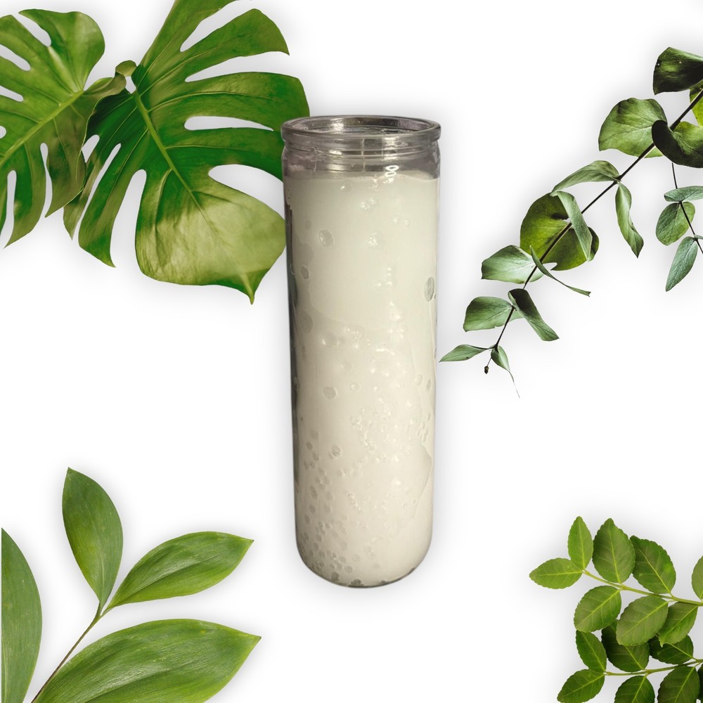 7 Day Plain Candle White