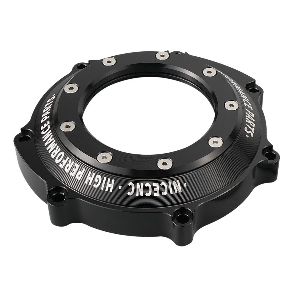 For YAMAHA YFZ450R Observing Window Clutch Cover Guard + Gasket 2009-2024 Black