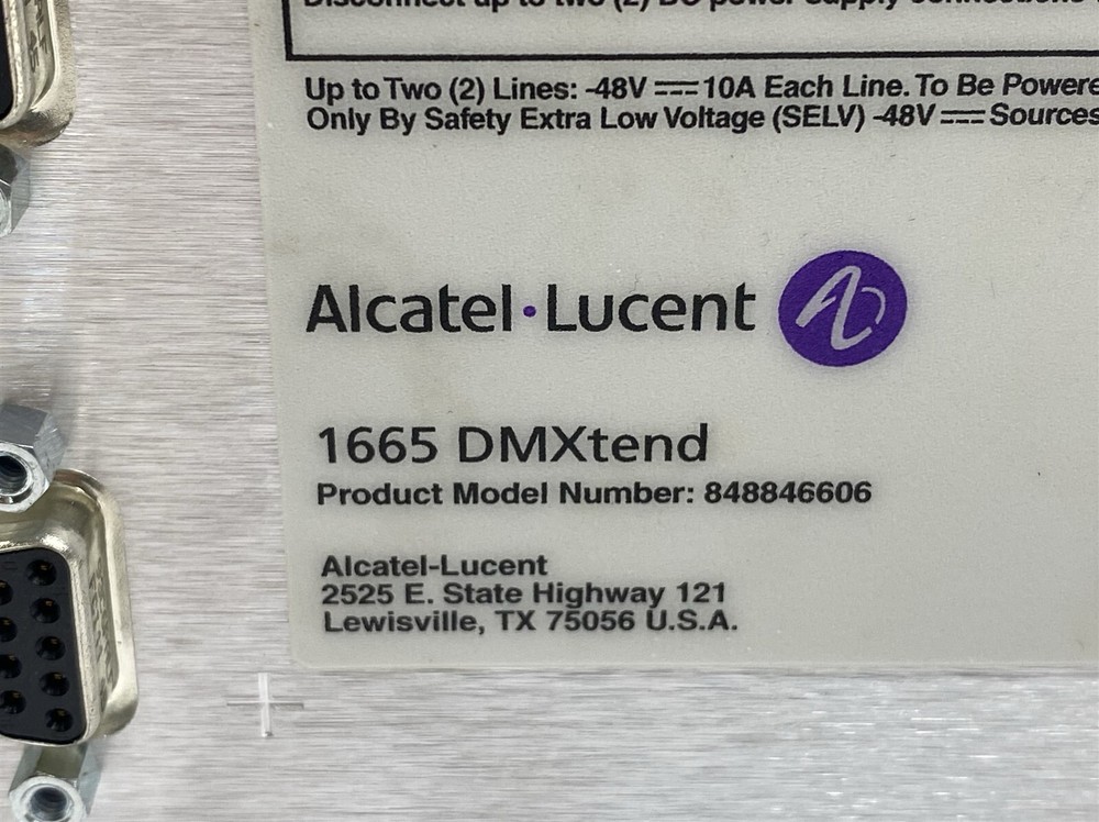 Alcatel Lucent 1665 DMXTEND Data Multiplexer Chassis Shelf + Fan Unit NEW
