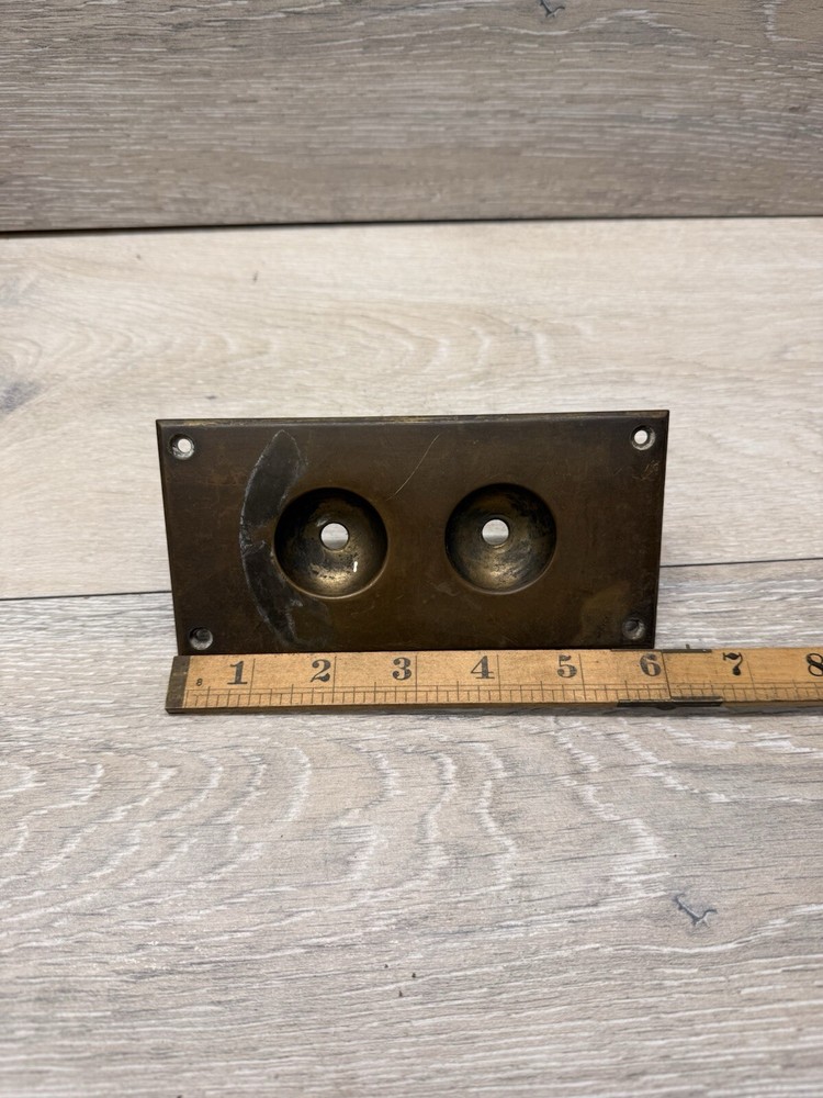 Antique Rotary Switch Plate - Heavy Solid Bronze Cover Light SWITCH PLATE