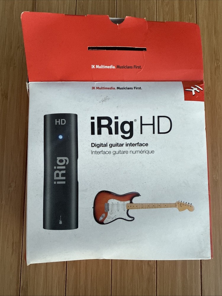 IK Multimedia iRig HD Studio-Quality Guitar Interface for iOS/MAC NOS
