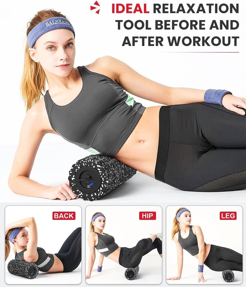 Vibrating Foam Roller for Deep Tissue Massage