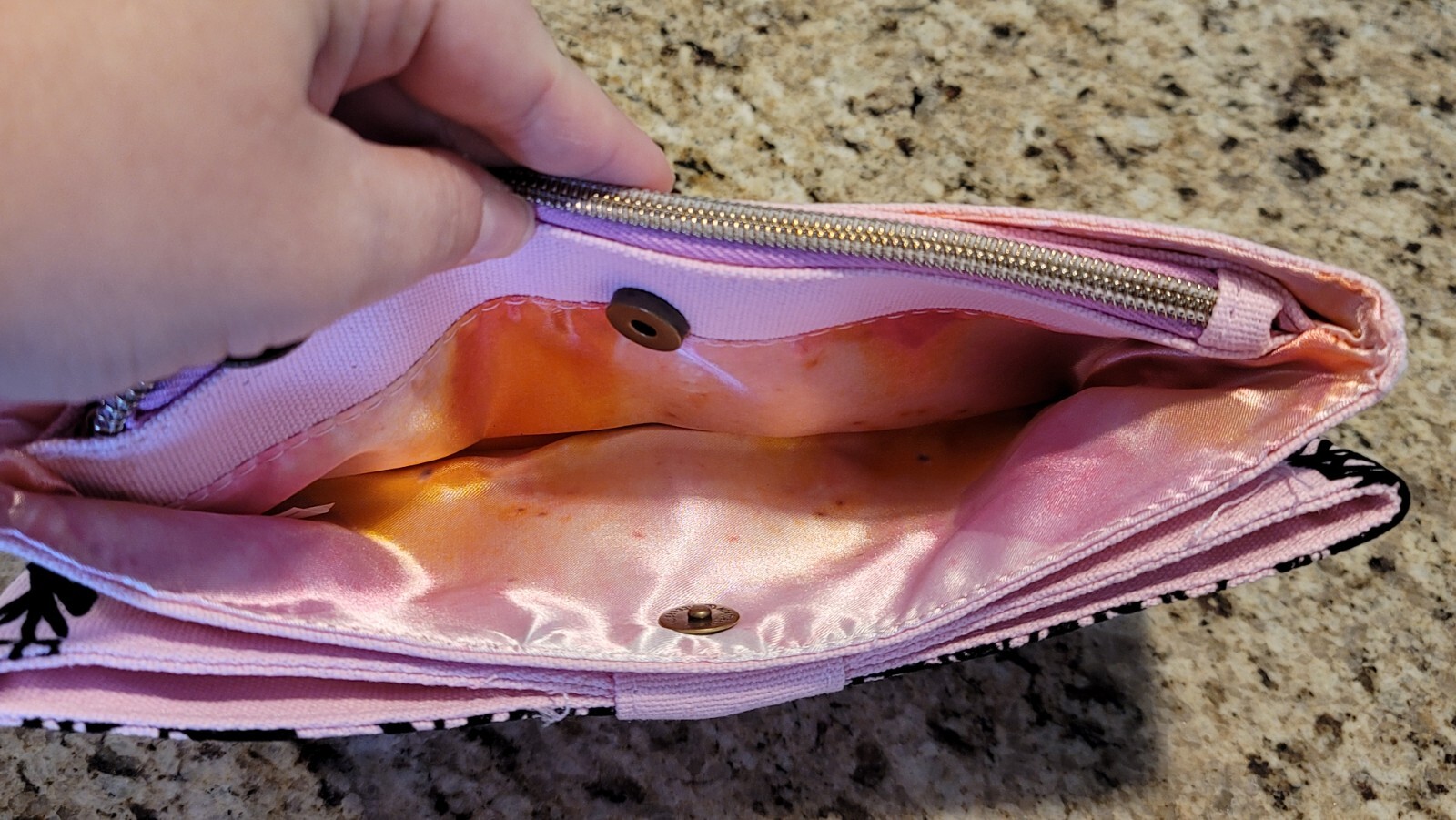 Disney Parks Disney Couture Snow White Clutch Wallet Purse Makeup Bag By Loop