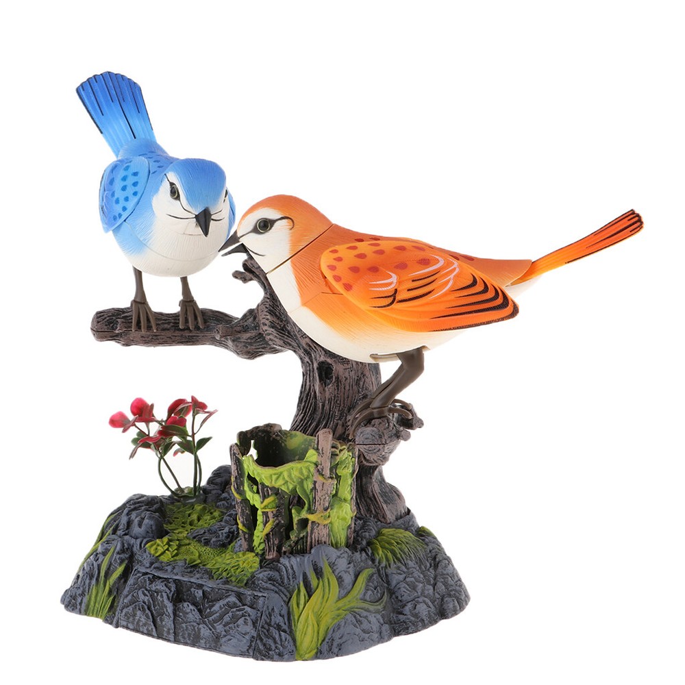 Birds Simulated Chirping Dancing Realistic Motion Sensor Singing Moving Toys
