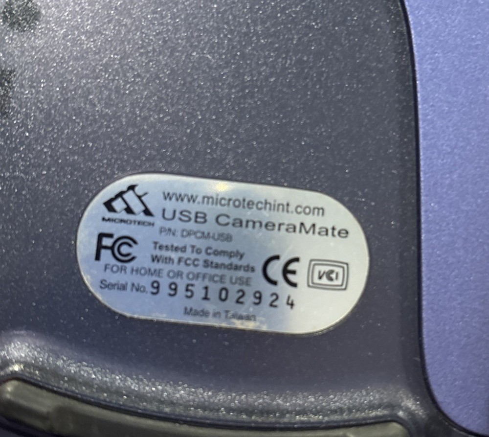 Microtech USB Camera Mate Digital Card Reader DPCM-USB CameraMate PC IMAC